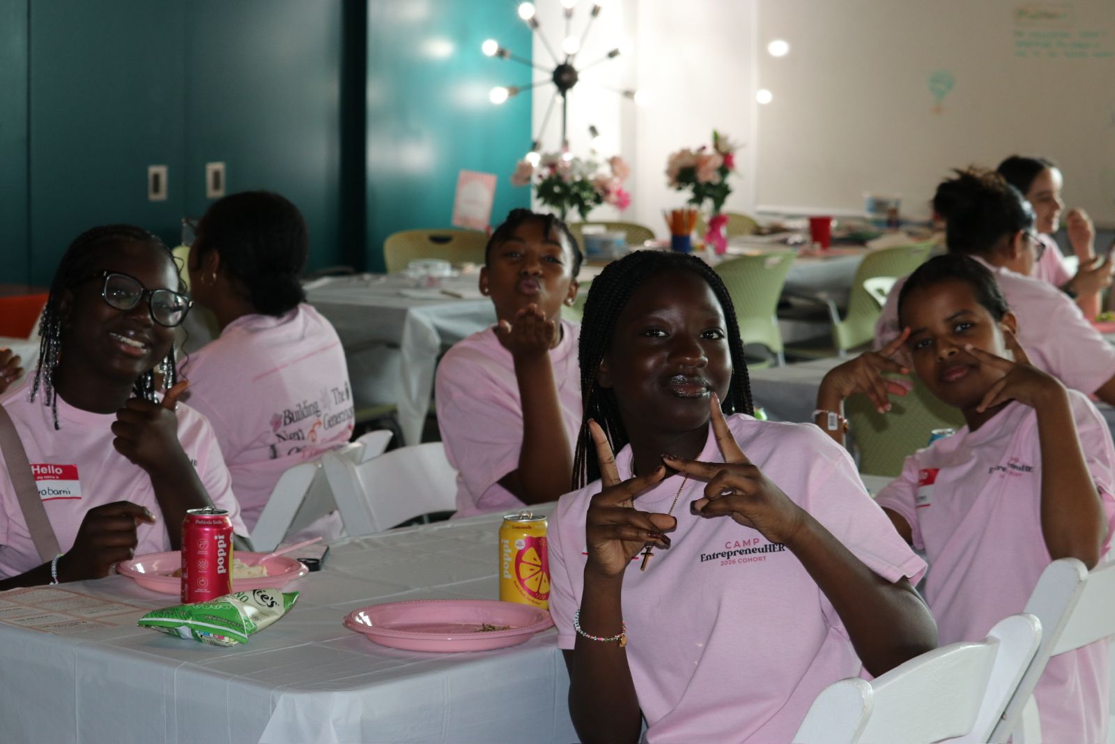 Campers at Camp EntrepreneuHER